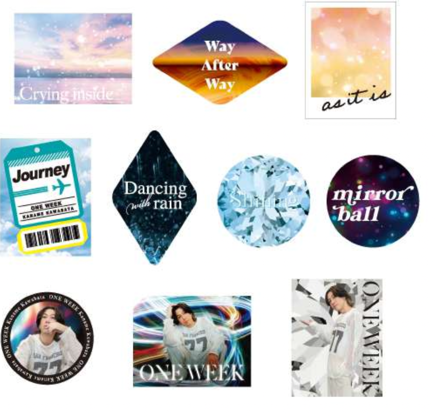 『ONE WEEK』ステッカーセット